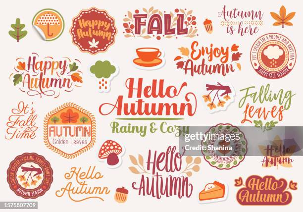 1,149 Autumn Stickers Stock Photos, High-Res Pictures, and Images