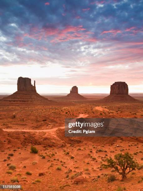monument valley tribal park - monument valley stockfoto's en -beelden