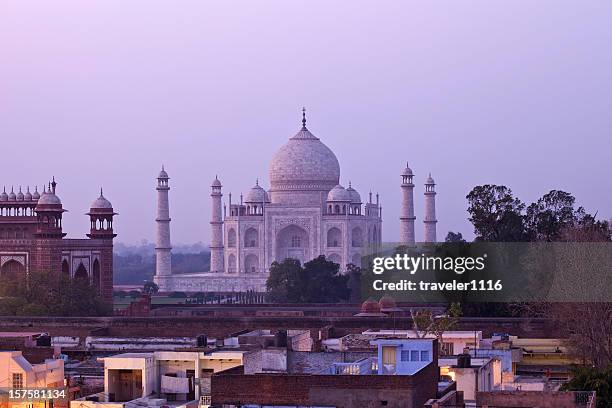 taj mahal - taj mahal night stock pictures, royalty-free photos & images