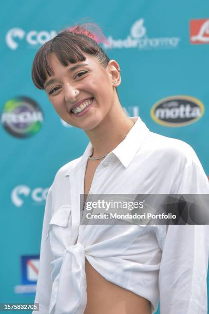 Italian singer Federica Andreani at the Giffoni Film Festival 2023. Giffoni Valle Piana , July 27th, 2023