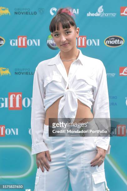 Italian singer Federica Andreani at the Giffoni Film Festival 2023. Giffoni Valle Piana , July 27th, 2023