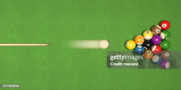 pool table - playing pool stock pictures, royalty-free photos & images