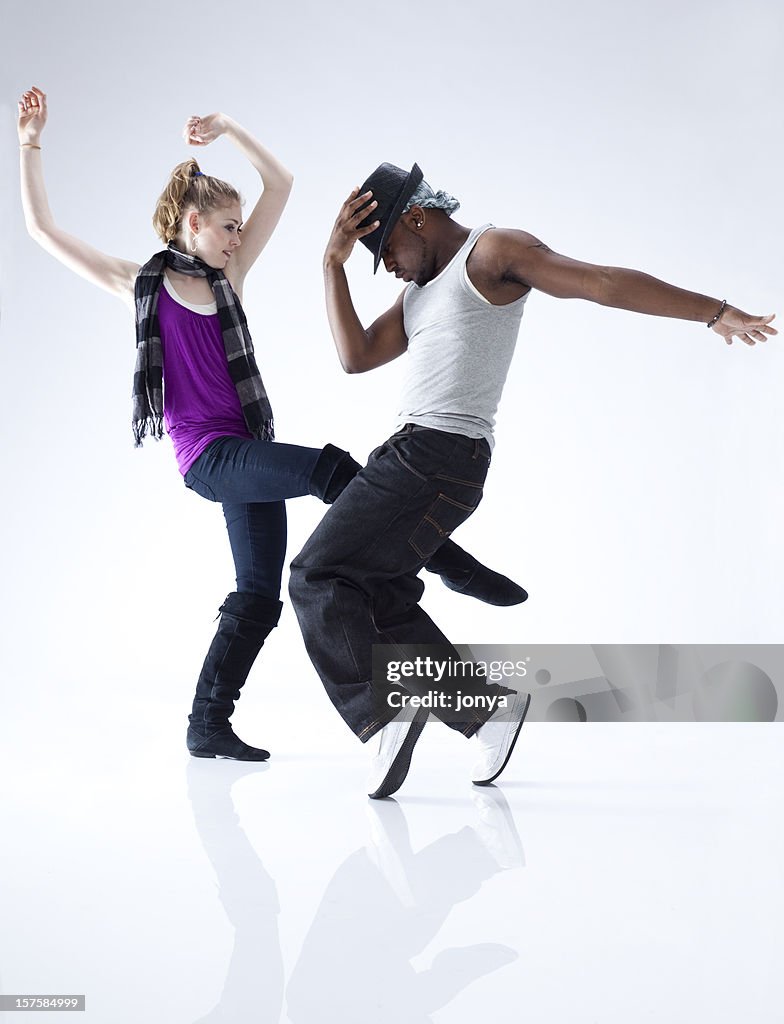 Hip hop dancers