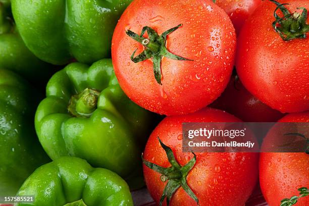 fresh vegetables - capsicum stock pictures, royalty-free photos & images