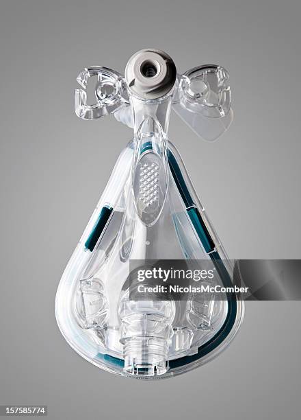 strapless cpap nasal mask - sleep apnea stock pictures, royalty-free photos & images