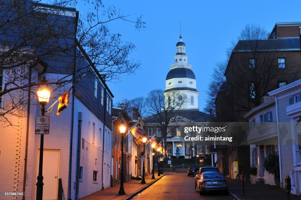 Annapolis all'alba