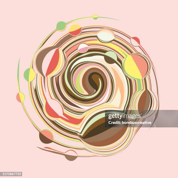 retro pastel colors abstract background - rainbow gradient mesh stock illustrations