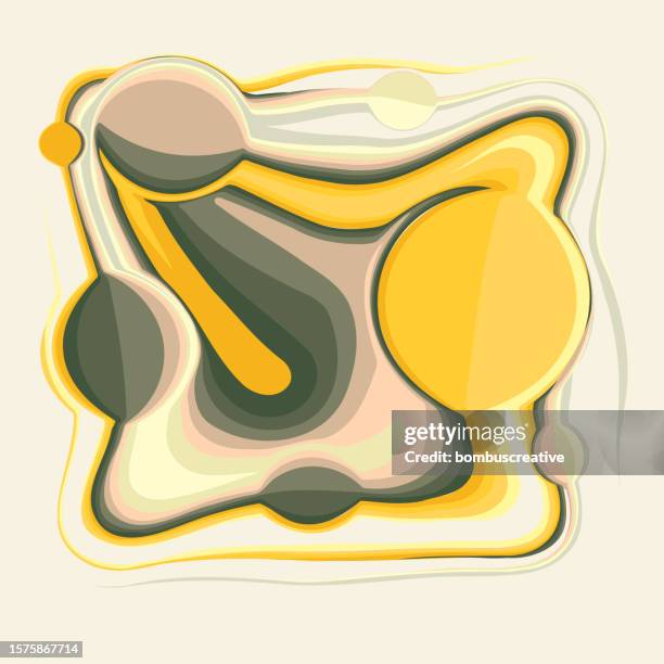 retro pastel colors abstract background - iridescent bubbles stock illustrations