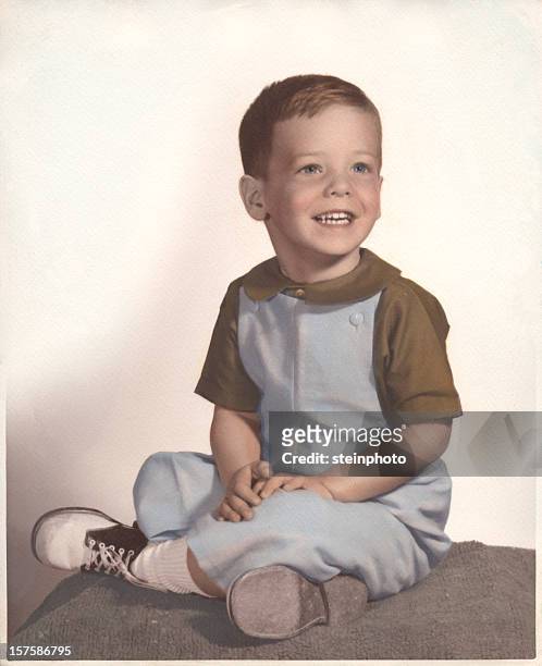 vintage porträt von jungen - boys photos stock-fotos und bilder