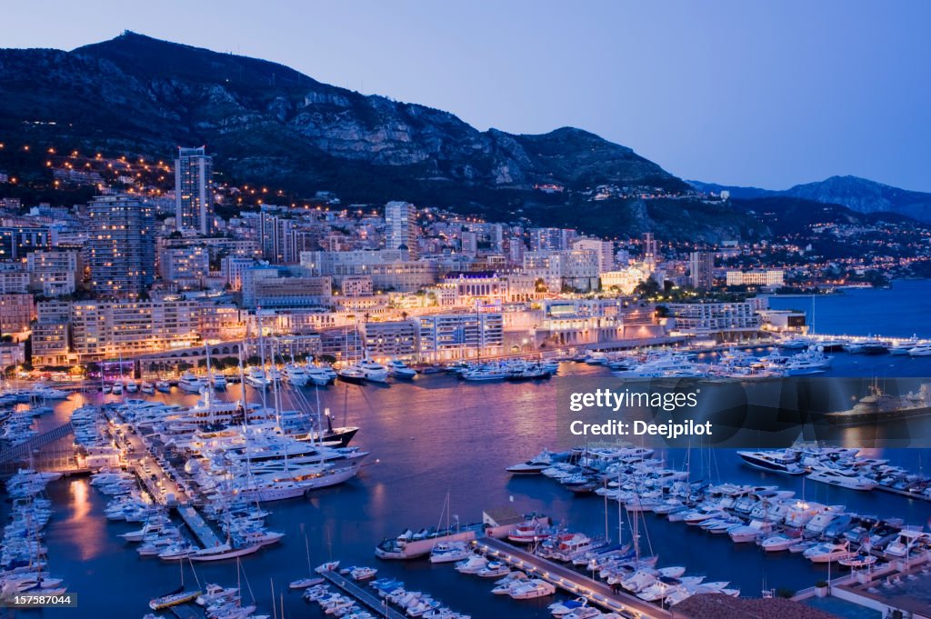 Im Hafen von Monaco und Monte Carlo Hafen