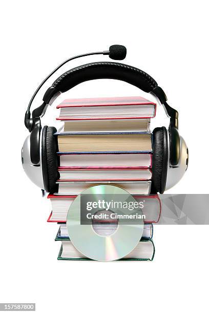 audiolibri concetto - audiobook foto e immagini stock