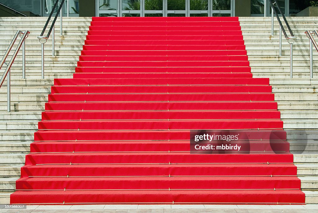 Red carpet in Cannes