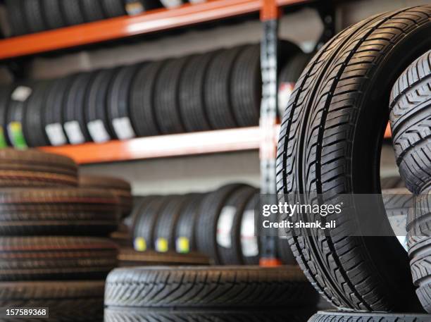 new tyres - tyres stock pictures, royalty-free photos & images