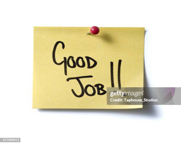 80 Good Job Sticky Note Stock Photos, High-Res Pictures, and Images ...