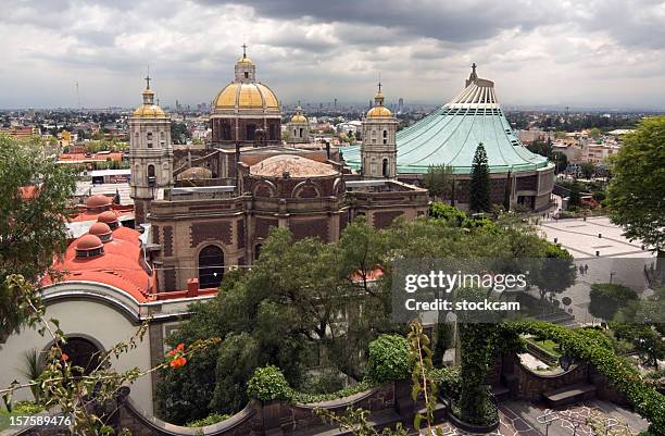 guadalupe basilica in mexico city - virgen de guadalupe 個照片及圖片檔