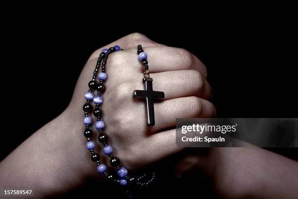 rosary - rosary beads stock pictures, royalty-free photos & images