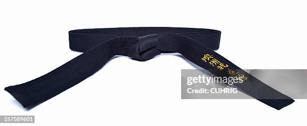 black belt - black belt martial arts stock pictures, royalty-free photos & images