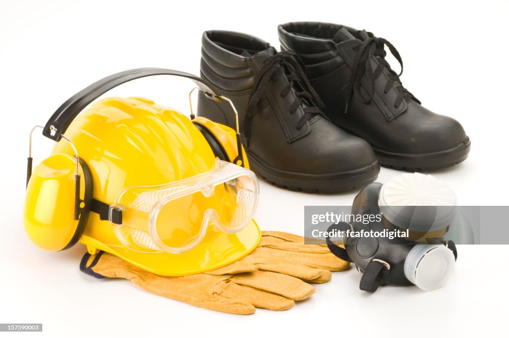 Sicurezza industriale di lavoro.