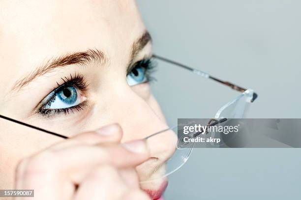 Look Over Spectacles 187 Eyes Looking Over Glasses Stock Photos, High-Res Pictures, and ...