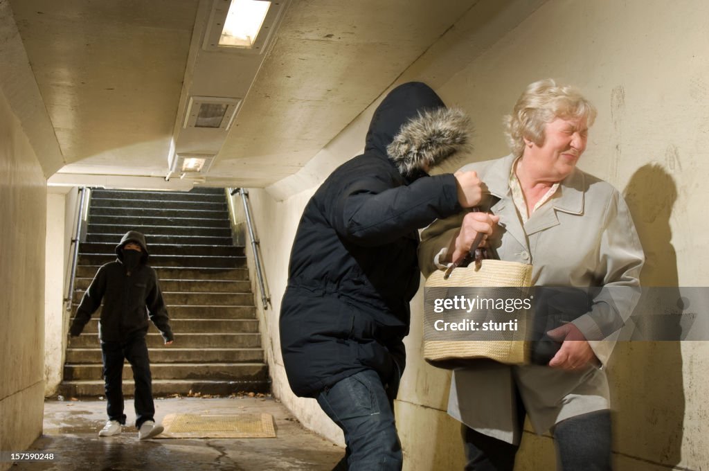 Bag snatch