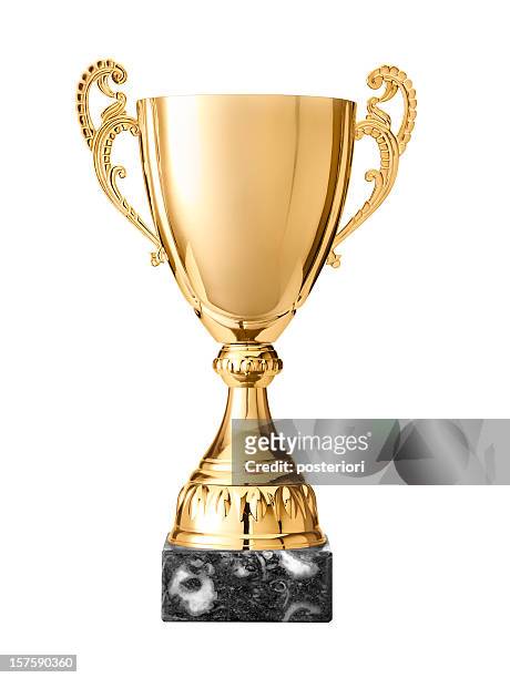 trophy with path - championship stock pictures, royalty-free photos & images