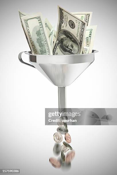 losing money - funnel stock pictures, royalty-free photos & images