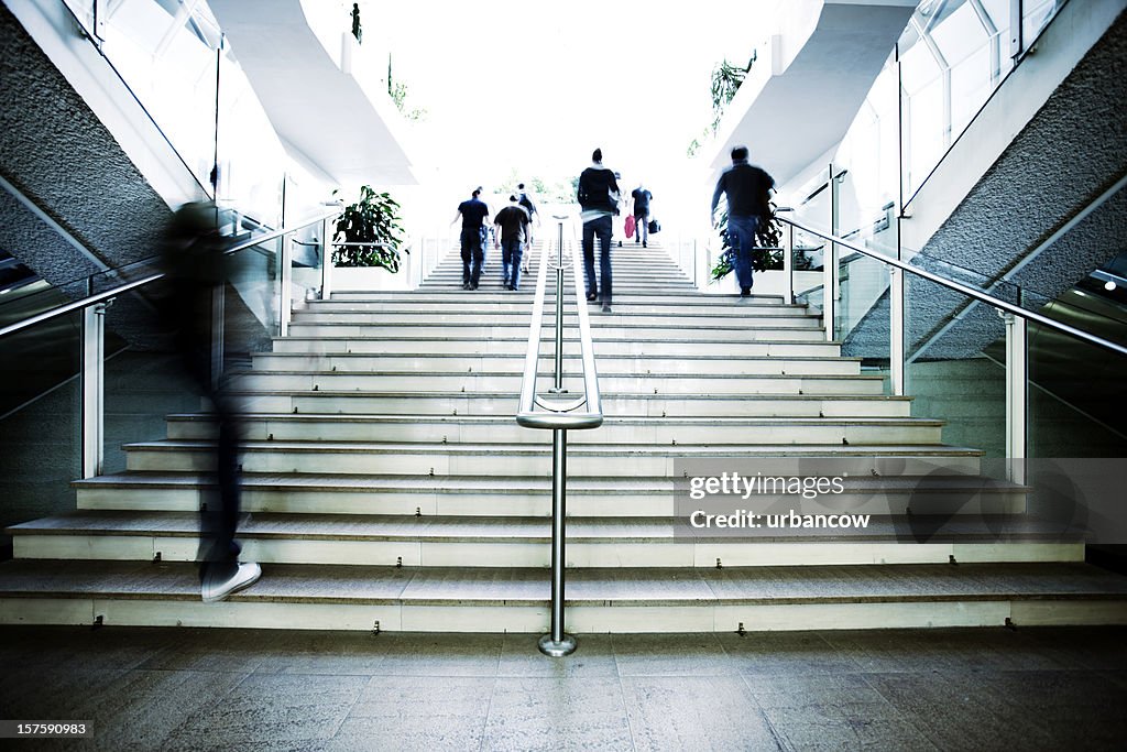 Commuters in motion