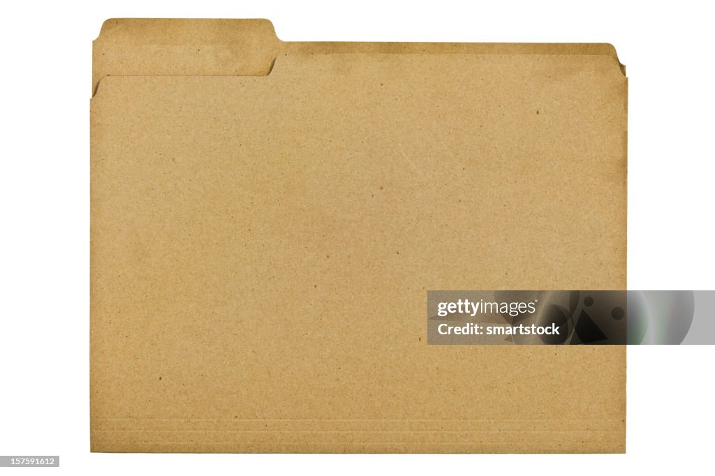 Fiber File Folder File Folder Made Of 100 Percent Recycled Fiber High-Res Stock Photo ...