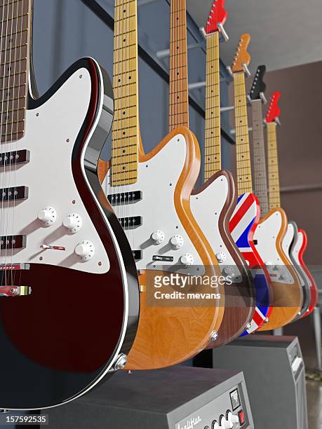 music store - guitar shop stock pictures, royalty-free photos & images