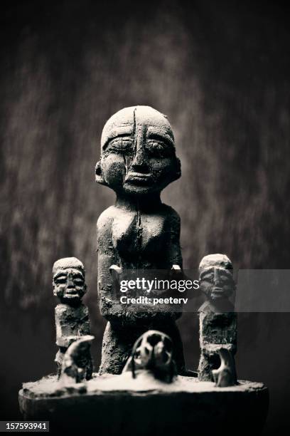 voodoo power - benin stock pictures, royalty-free photos & images