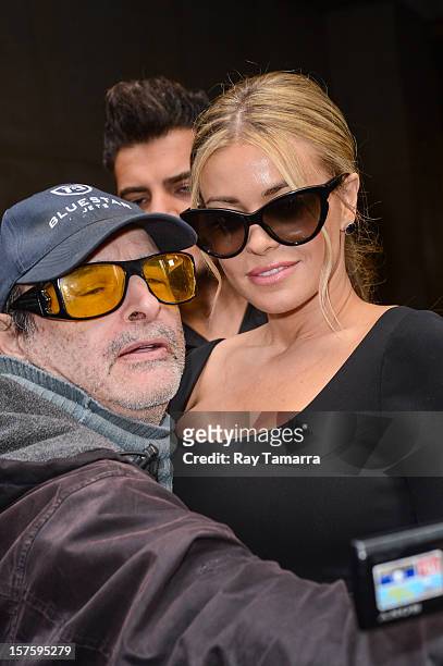 Actress Carmen Electra leaves the "Today Show" taping at the NBC Rockefeller Center Studios on December 4, 2012 in New York City.