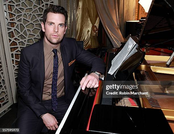 Recording Artist Chris Mann attends the Lincoln MKZ Launch Party at GILT at The New York Palace Hotel on December 4, 2012 in New York City.