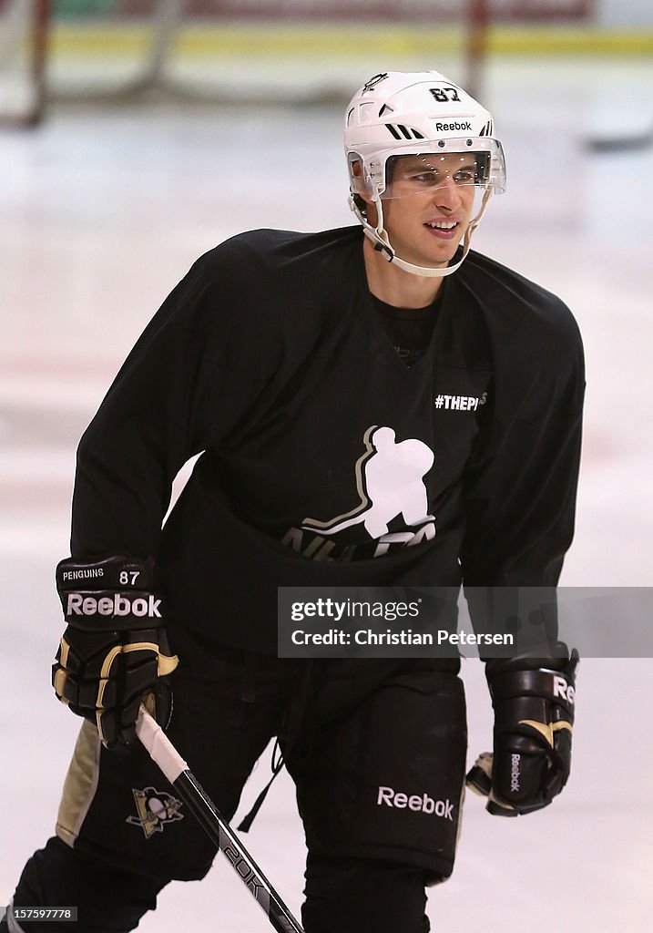 Hockey Players Workout During NHL Lockout