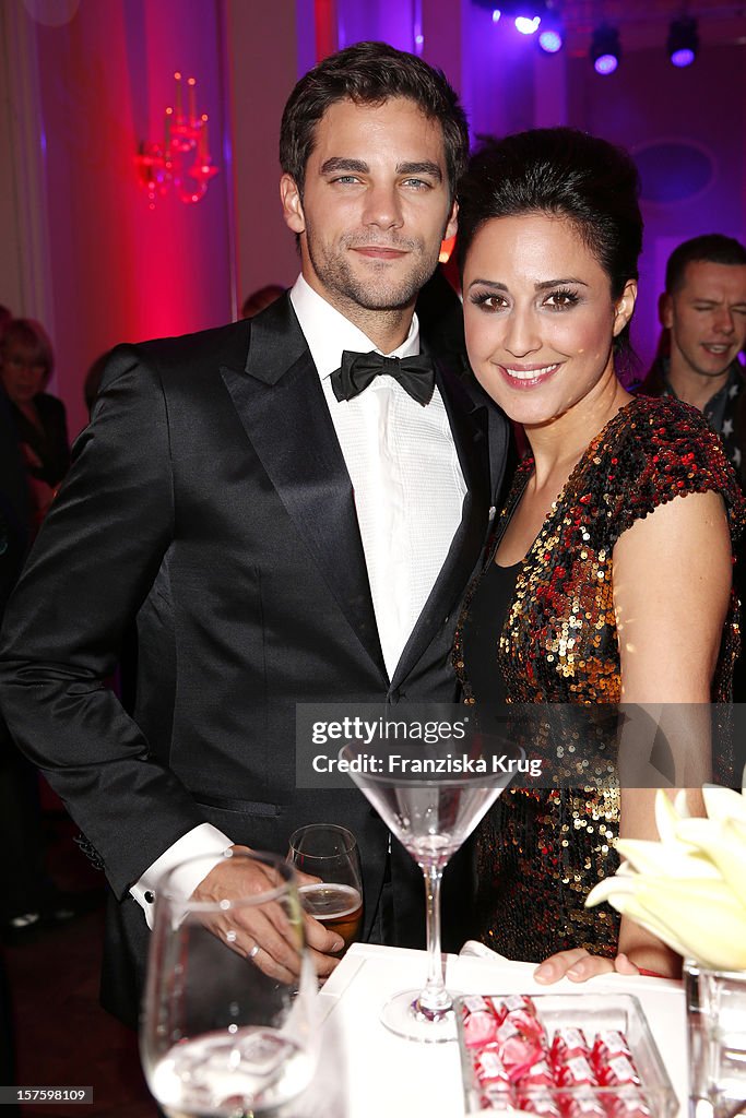 Brant Daugherty and Nina Moghaddam attend the Barbara Tag 2012 on ...