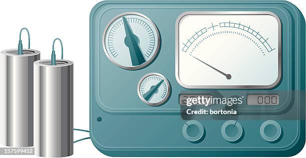 e-meter - scientology stock illustrations