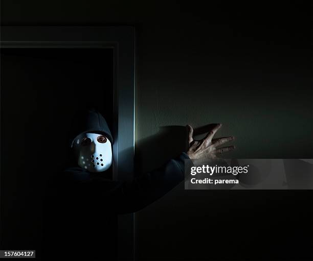 masked psychopath - psychopathy stock pictures, royalty-free photos & images