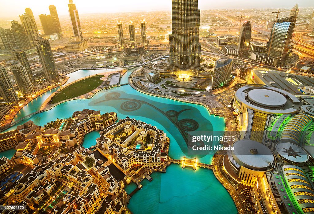 Estação do centro da cidade de Dubai