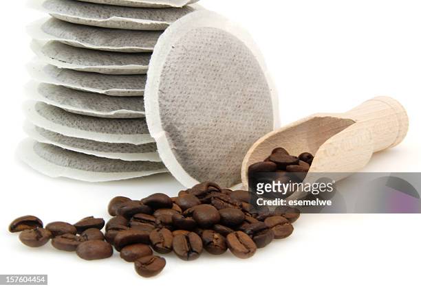 coffee pod - coffee capsule stock pictures, royalty-free photos & images
