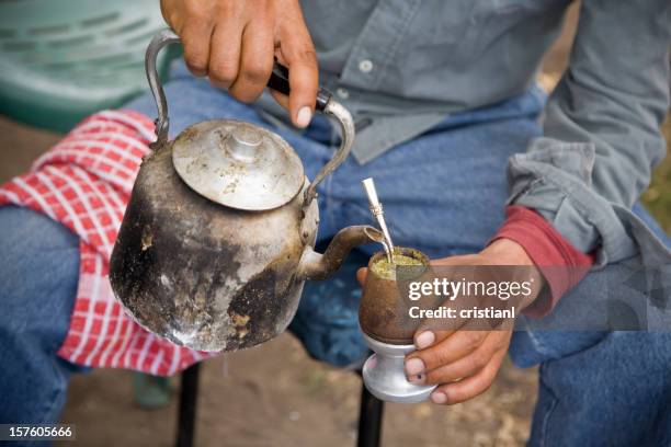 mate - gaucho argentina stock pictures, royalty-free photos & images