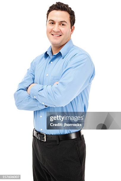 seguro empresario - camisa azul fotografías e imágenes de stock