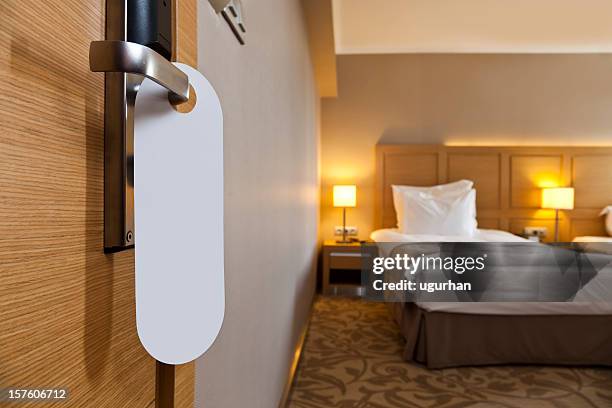 hotel room - hotel bedroom stock pictures, royalty-free photos & images