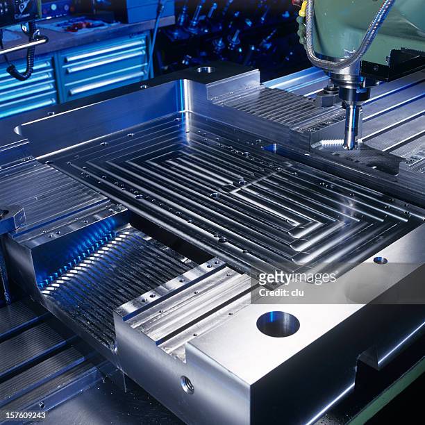 milling machine close up - hole punch stock pictures, royalty-free photos & images