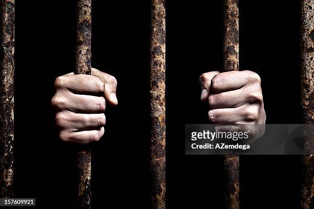 prisoner - security screen stock pictures, royalty-free photos & images