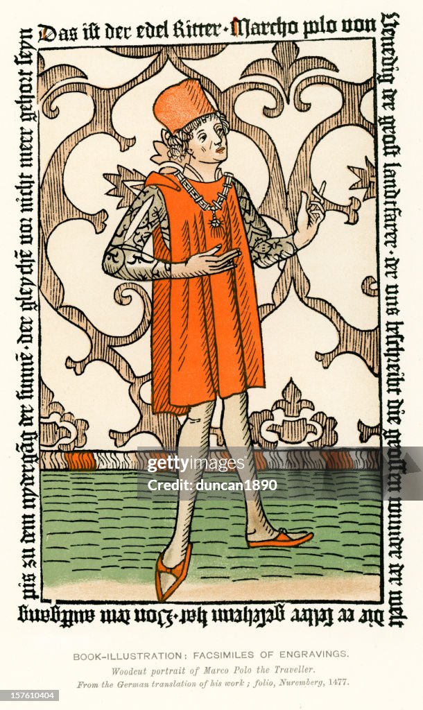 Medieval Illumination Marco Polo