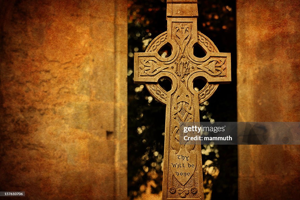 Thy will be done on celtic cross