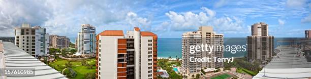 gulf shore - naples florida beach stockfoto's en -beelden