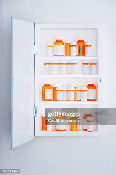 medicine cabinet - bathroom cabinet stock pictures, royalty-free photos & images