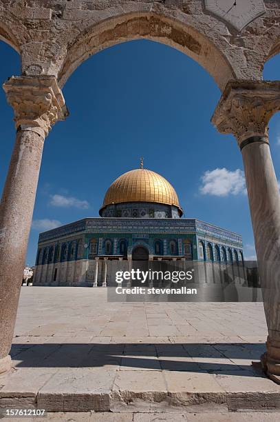 dome of the rock - architectural dome stock pictures, royalty-free photos & images