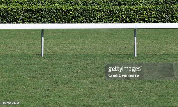 horse racing track - horse racing track stock pictures, royalty-free photos & images