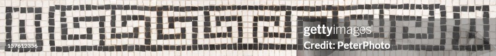 Fret Key Pattern Greek Key Fret Pattern Made With Mosaics High-Res Stock Photo - Getty ...
